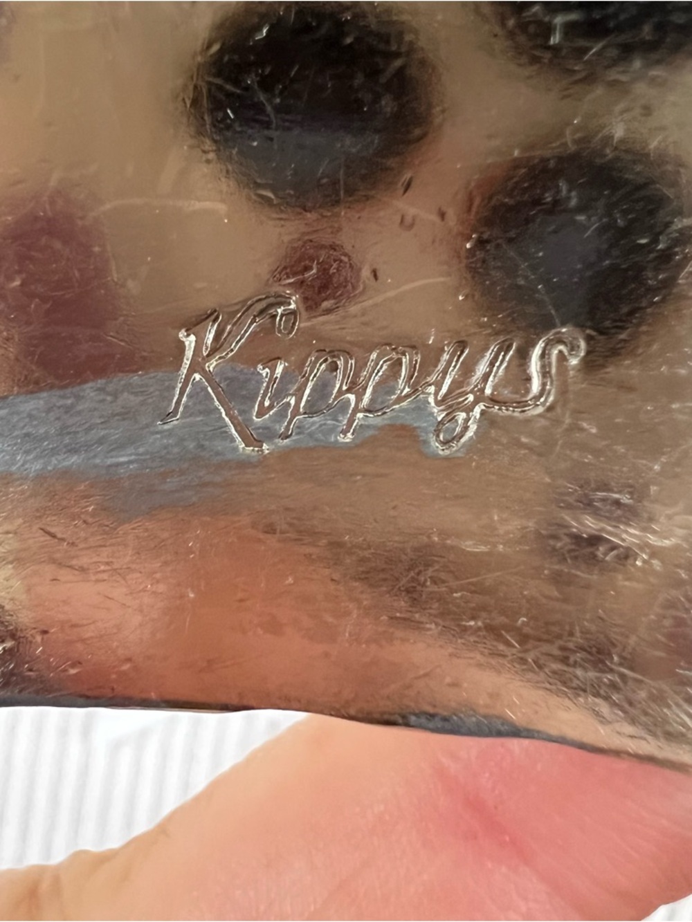 Kippy’s Rhinestone Studded Western Belt Big Buckle Black Leather Silver Accents - Picture 7 of 7